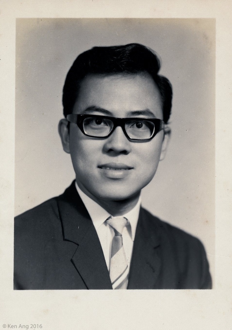 Ang Lin Huat, founder and owner of Ang's Hotel, 1962